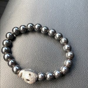Bracelet with Skeleton Charm